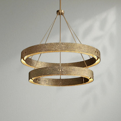 Vouvrey 2 - Tier Round Living Room Chandelier - Lightings Menu