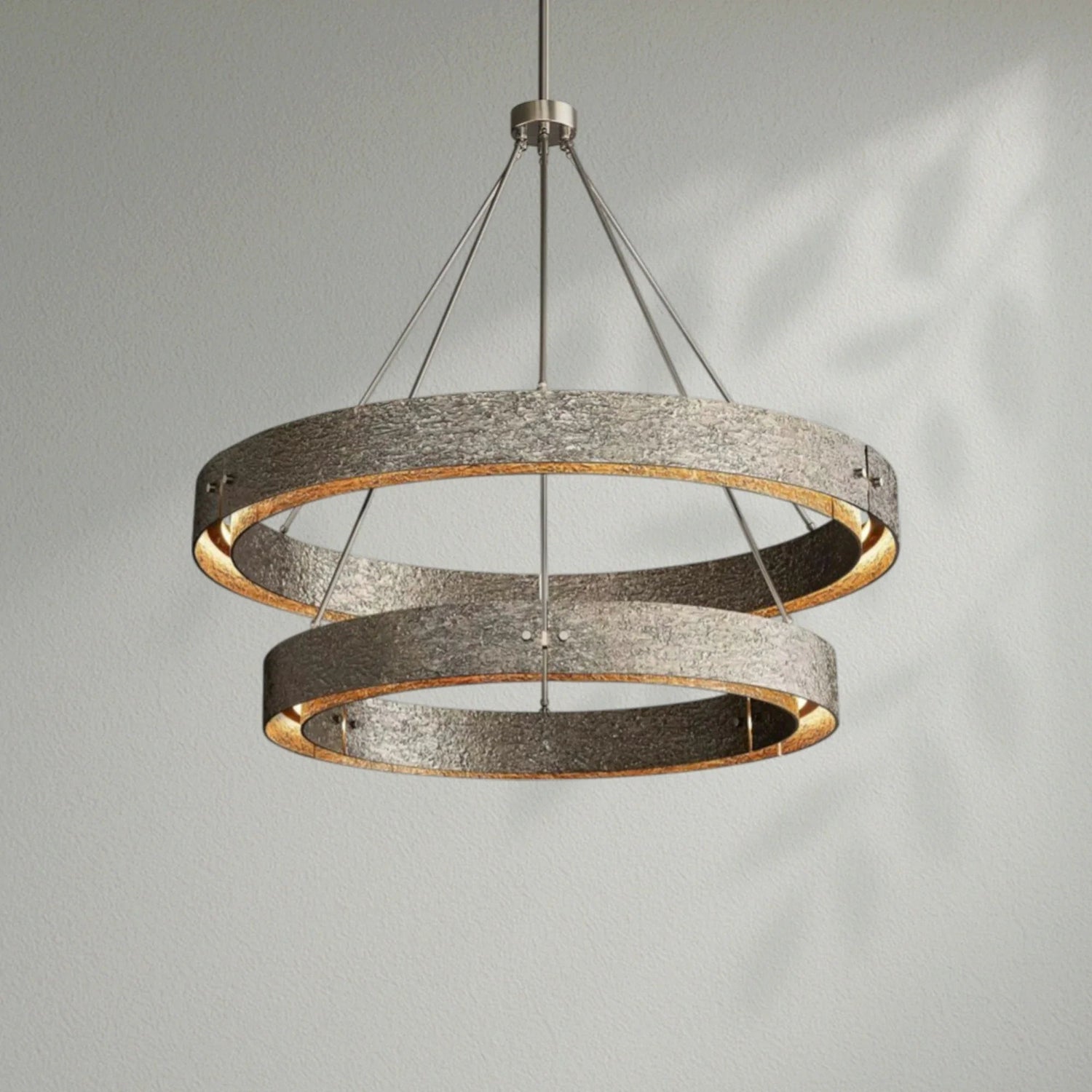 Vouvrey 2 - Tier Round Living Room Chandelier - Lightings Menu