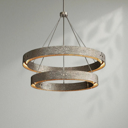 Vouvrey 2 - Tier Round Living Room Chandelier - Lightings Menu