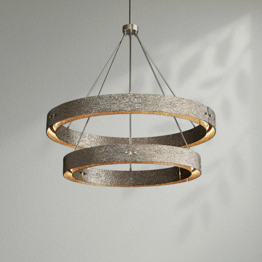 Vouvrey 2 - Tier Round Living Room Chandelier - Lightings Menu