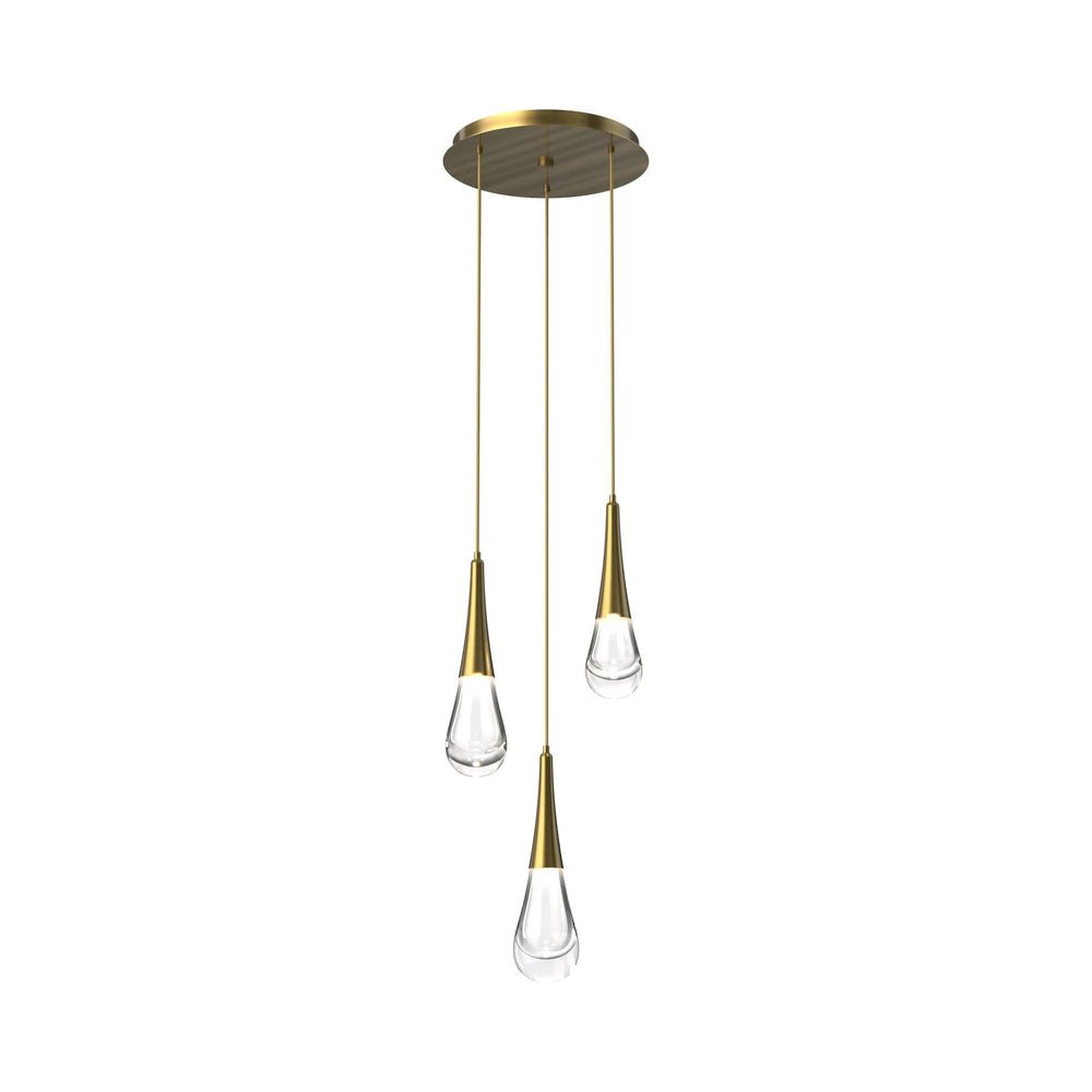 Water Drop Round LED Chandelier - Lightings Menu