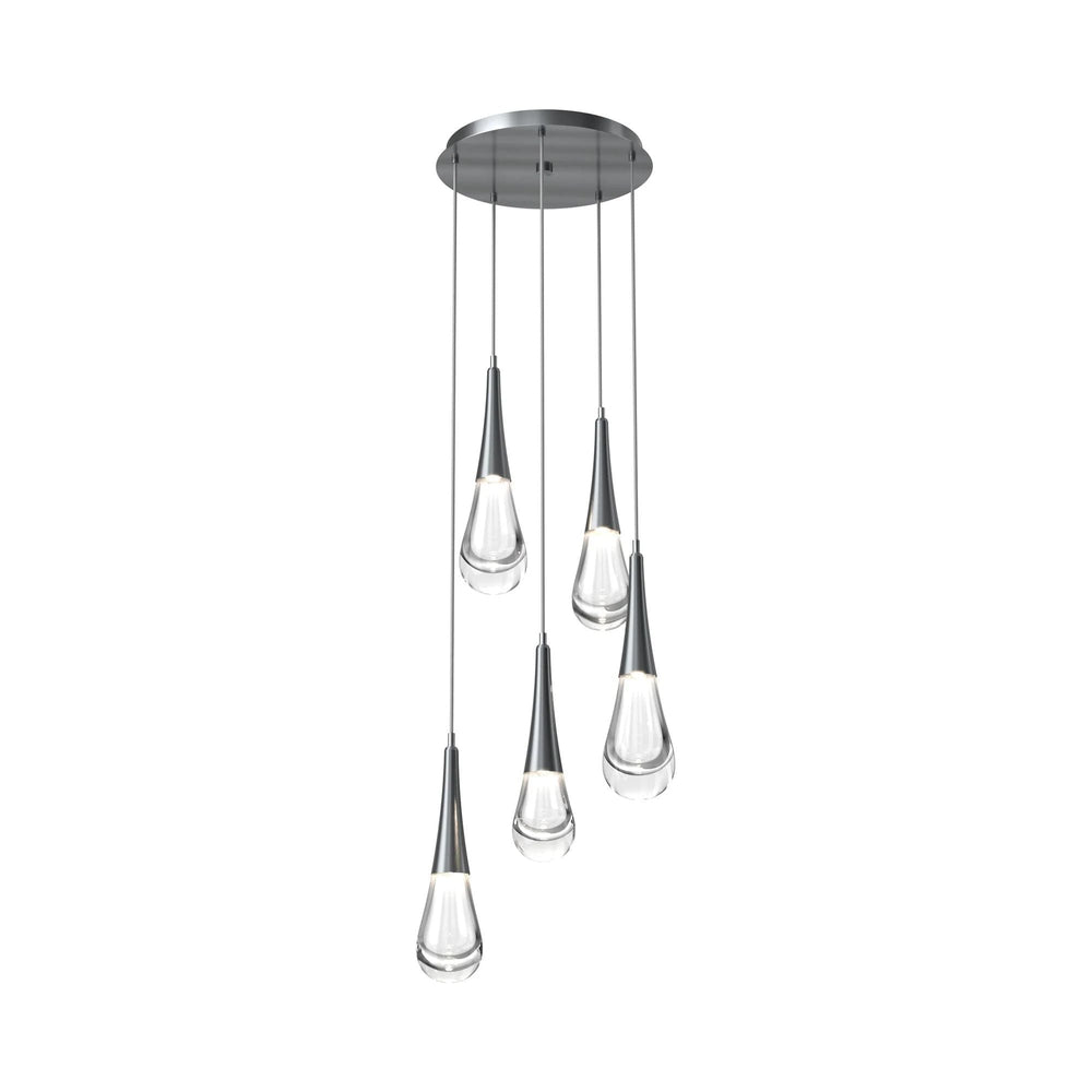 Water Drop Round LED Chandelier - Lightings Menu