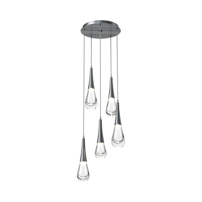 Water Drop Round LED Chandelier - Lightings Menu
