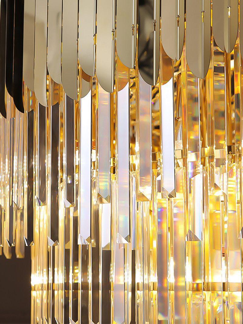 William Multi Tier Crystal Chandelier - Lightings Menu