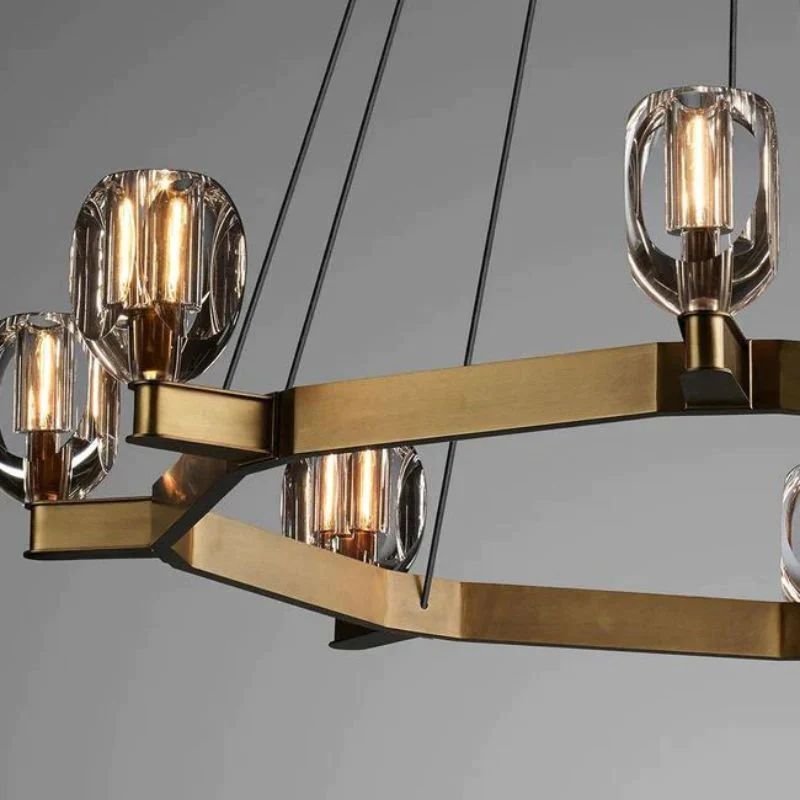 Xina Contemporary Circular Living Room Chandelier - Lightings Menu