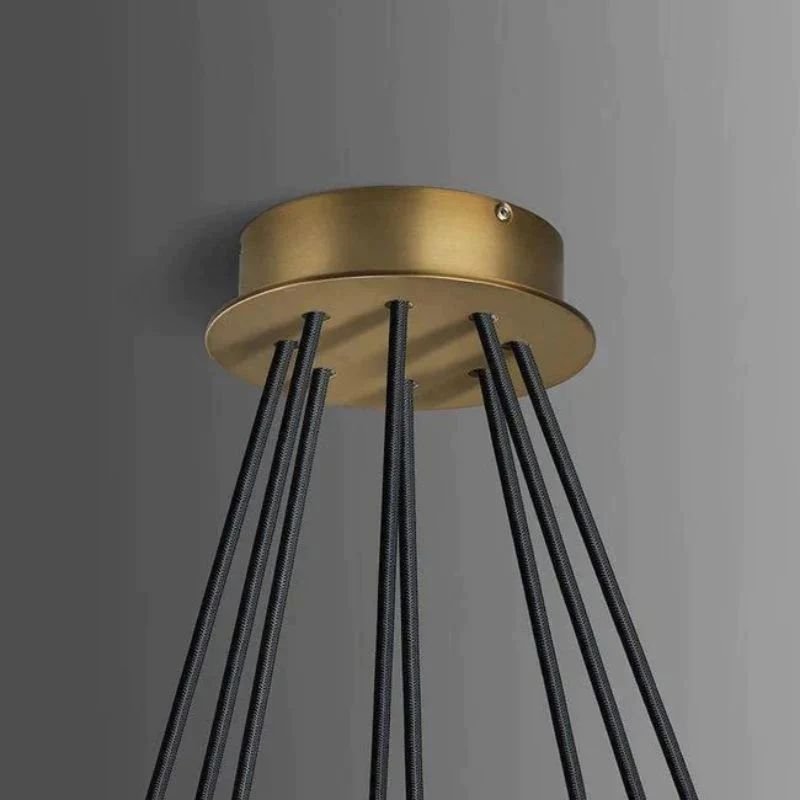 Xina Contemporary Circular Living Room Chandelier - Lightings Menu