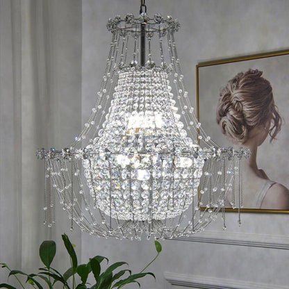 Yolanda Empire Crystal Chandelier - Lightings Menu