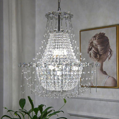 Yolanda Empire Crystal Chandelier - Lightings Menu