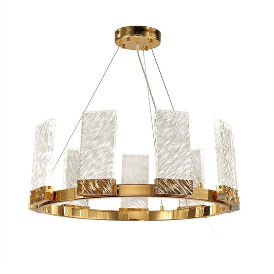 Z - Lite 1 - Tier Round LED Ring Chandelier - Lightings Menu