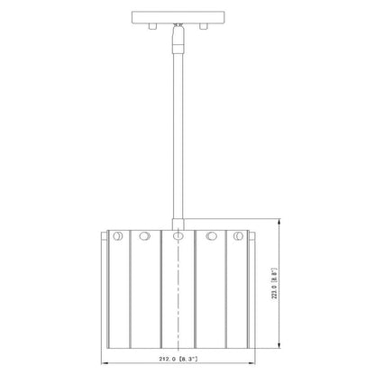 Z - Lite Glass Pendant Light - Lightings Menu
