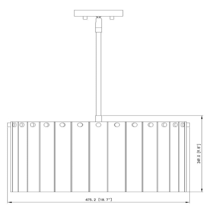 Z - Lite Glass Pendant Light - Lightings Menu
