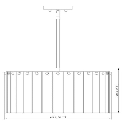 Z - Lite Glass Pendant Light - Lightings Menu