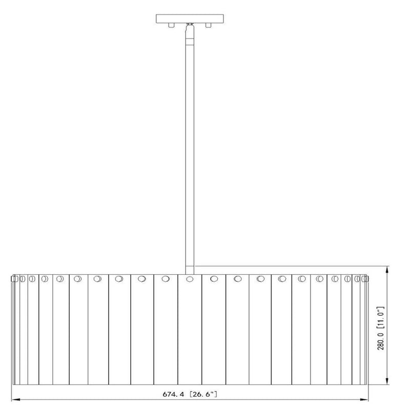 Z - Lite Round Glass Chandelier - Lightings Menu